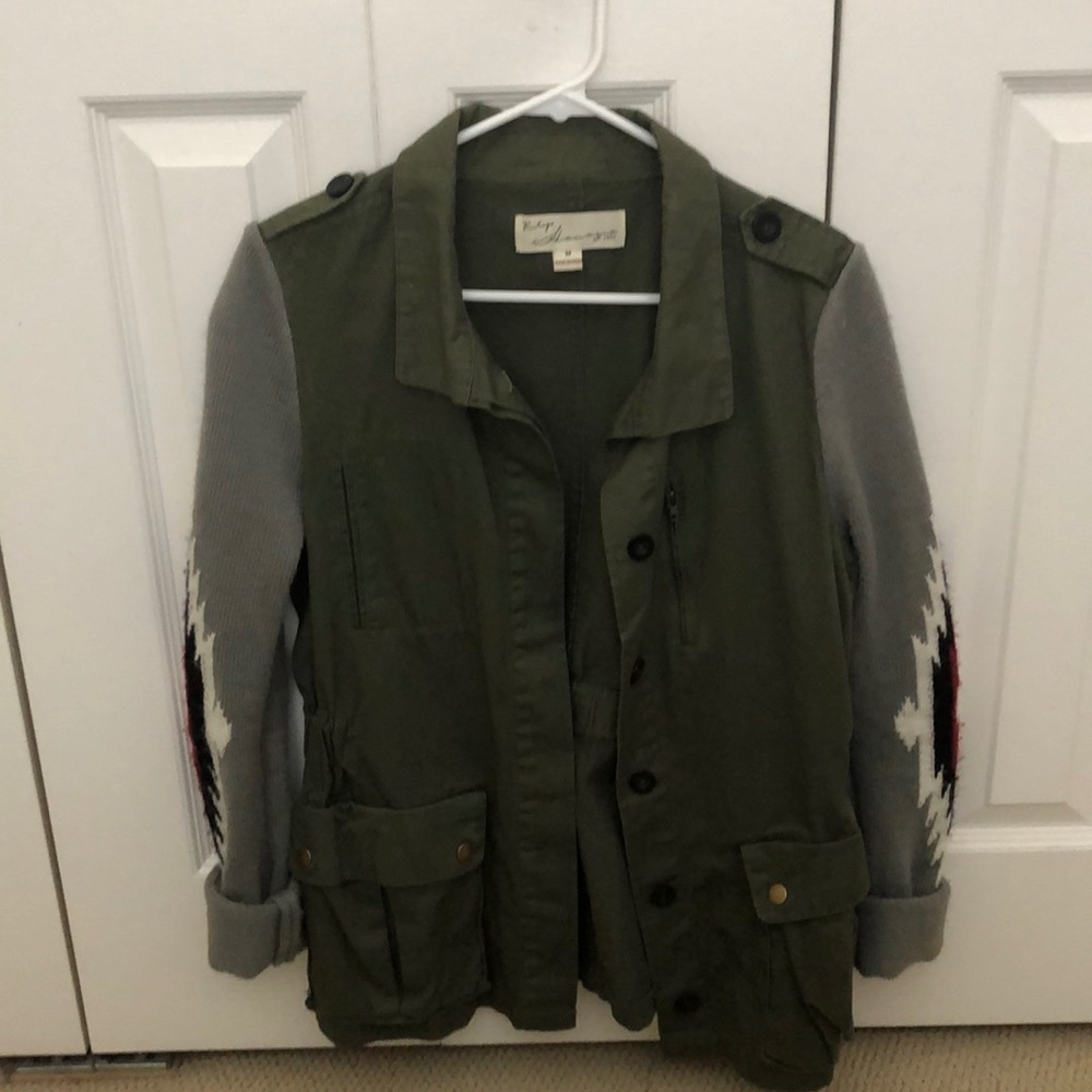 Vintage Havana button up jacket sz M